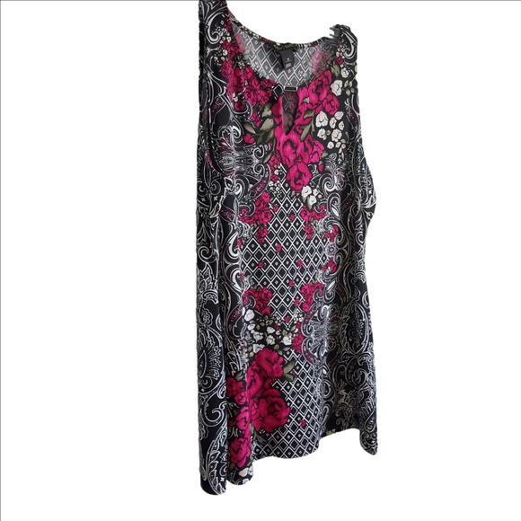 Robe-veste Michael B. Ltd. Pour Femme Petite Taille 10 - Bordeaux/noir & Blanc - Occasion Excellent état